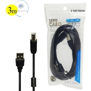 CABO PARA IMPRESSORA 3 METROS 2.0 (LE-902-3M)