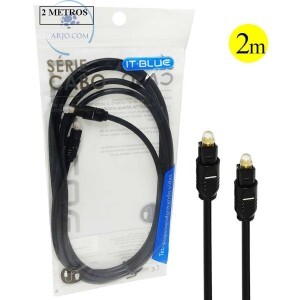 CABO DE FIBRA ÓPTICA 2m PARA ÁUDIO (LE-1003)