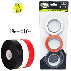 FITA ISOLANTE ANTICHAMA 10m (ID-0901F)