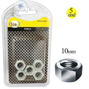 PORCA SEXTAVADA 10mm (ID-4354P)