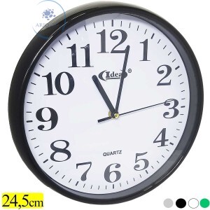 RELÓGIO DE PAREDE REDONDO 24,5cm (ID-5859R)