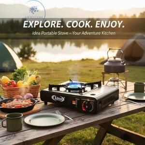 FOGÃO PORTÁTIL A GÁS (ID-6510B)