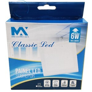 PAINEL PLAFON LED 6W SOBREPOR (MAX-SP-6W)