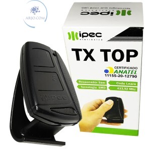 CONTROLE PARA PORTÃO 433Mhz TX TOP IPEC