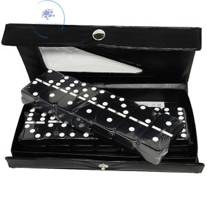 JOGO DE DOMINÓ COLORIDO 11mm COM 28 PEÇAS (ID-866MC)