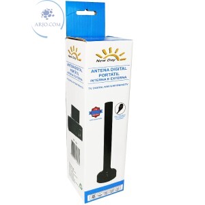 ANTENA DIGITAL PORTÁTIL INTERNA E EXTERNA (N165).