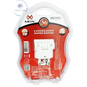 CARREGADOR DE PILHA COM 2 PILHAS AA 2600mAh (MO-CP31)