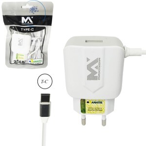 CARREGADOR PARA CELULAR TIPO-C COM 01 ENTRADA USB 2.4A (MAX-CAR140)