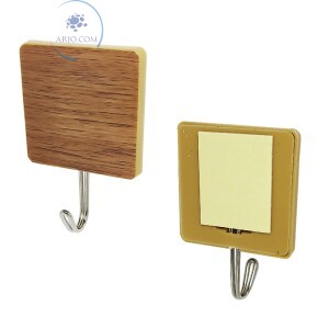 GANCHO ADESIVO QUADRADO 4.3 X 4.3 cm (BAR-224006-6)