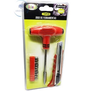 KIT DE FERRAMENTAS 12 PEÇAS (ID-6735K)