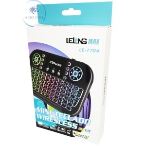 MINI TECLADO WIRELESS AIR MOUSE (LE-7704)