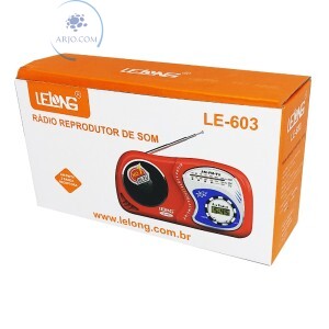 RÁDIO PORTÁTIL AM/FM/TV (LE-603)