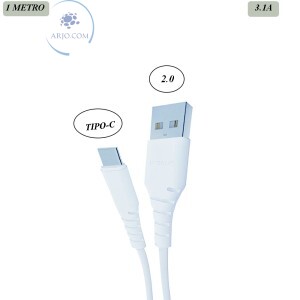 CABO USB TURBO 3.1A TIPO-C  1m (LE-849C)