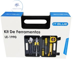 KIT DE FERRAMENTAS NA MALETA 7 PEÇAS (LE-1990)