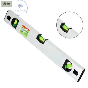 NÍVEL 50cm COM 3 BOLHAS HORIZONTAL, VERTICAL E 45 GRAUS (ID-9438N)