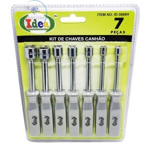 KIT DE CHAVE CANHÃO 7 PEÇAS (ID-3886H)