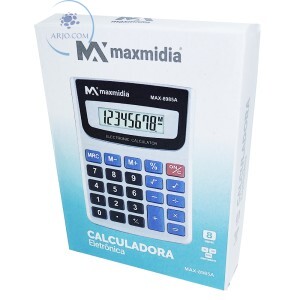 CALCULADORA ELETRÔNICA 8 DÍGITOS (MAX-8985A)