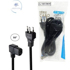 CABO DE FORÇA TRIPOLAR 90 GRAUS PARA PC 1,2 METROS (LE-25)
