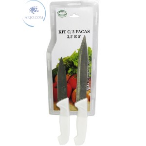 KIT COM 2 FACAS 3,5
