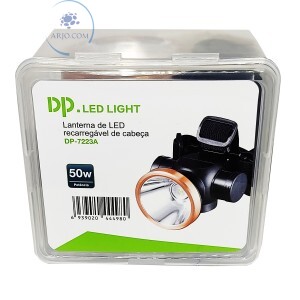 LANTERNA DE CABEÇA RECARREGÁVEL 1 LED 50W (DP-7223A)