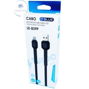 CABOS DE DADOS USB PARA IPHONE 3.1A (LE-839P)