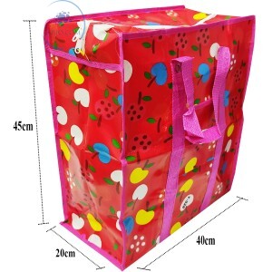 SACOLA ESTAMPADA REUTILIZÁVEL 40X45X20cm (ID-019S)