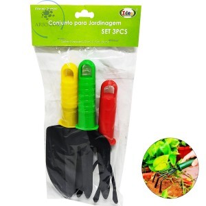 CONJUNTO PARA JARDINAGEM 3 PEÇAS (ID-9959T)