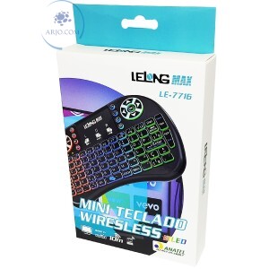 MINI TECLADO WIRELESS AIR MOUSE (LE-7716)