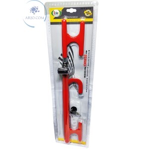 TRAVA ANTI-FURTO PARA VOLANTE E PEDAL 55cm (ID-9156T)