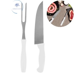 CONJUNTO PARA CHURRASCO FACA + GARFO (ID-7477F)