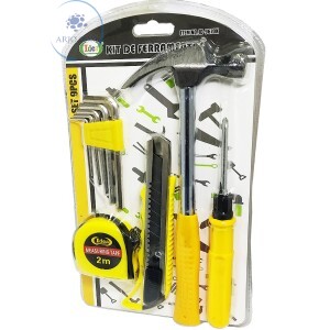 KIT DE FERRAMENTAS 9 PEÇAS (ID-9670K)