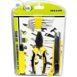 KIT DE FERRAMENTAS 8 PEÇAS (ID-6789K)