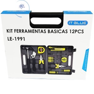 KIT DE FERRAMENTA 12 PEÇAS (LE-1991)