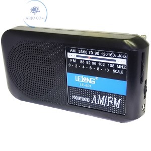 RÁDIO PORTÁTIL ANALÓGICO AM / FM (LE-653)