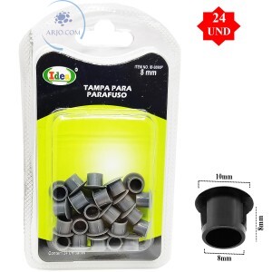 TAMPA PARA PARAFUSO 24 UNIDADES 8mm (ID-3090P)