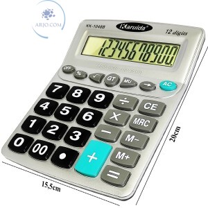 CALCULADORA ELETRÔNICA 12 DÍGITOS (N420)