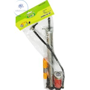 BOMBA DE AR MANUAL COM MANÔMETRO (ID-5113B)