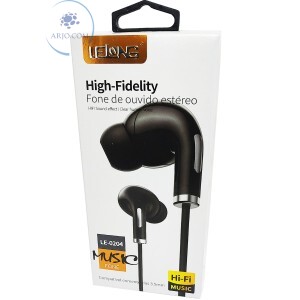 FONE DE OUVIDO ESTÉREO (LE-0204)