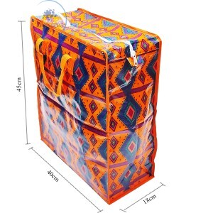 SACOLA ESTAMPADA MULTIUSO 45X40X18cm (BAR-SC114)