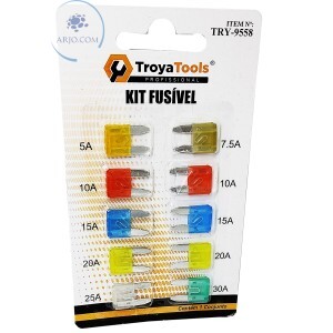 FUSÍVEIS KIT COM 10 UNIDADES (TRY-9558)