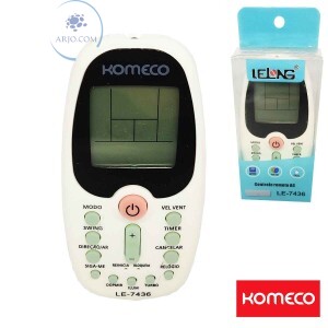 CONTROLE REMOTO AR CONDICIONADO KOMECO (LE-7436)