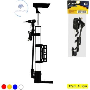 BOMBA PARA BICICLETA COM ACESSÓRIOS (BAR-361001-26)