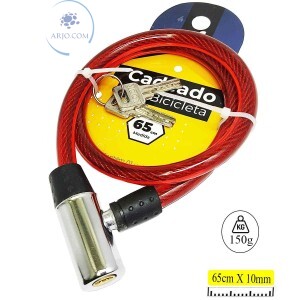 TRAVA CADEADO DE SEGURANÇA 10mm X 65cm (BAR-365002-5)