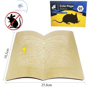 ADESIVO COLA PEGA RATO 25,8cm X 18,5cm (BAR-291001-4)