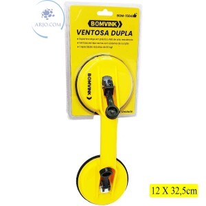 VENTOSA DUPLA CAPACIDADE MAX. 60kg (BOM-1504)