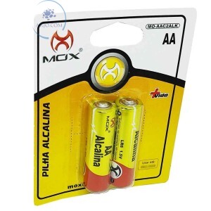 PILHA ALCALINA AA CARTELA COM 2 UNIDADES (MO-AAC2ALK)