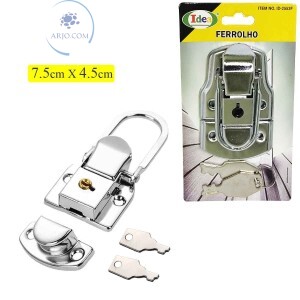FERROLHO COM CHAVE 7.5cm X 4.5cm (ID-2553F)