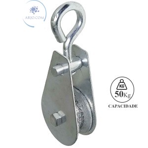 ROLDANA COM GANCHO 50Kg (ID-0816G)