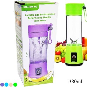 MINI LIQUIDIFICADOR PORTÁTIL RECARREGÁVEL 380ml (KL0394)