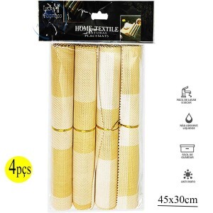 JOGO AMERICANO 4 PEÇAS (KL5900)